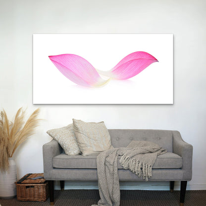 Pink Lotus Petals Floating Wall Art Canvas Office Home Room Framed 120x60cm