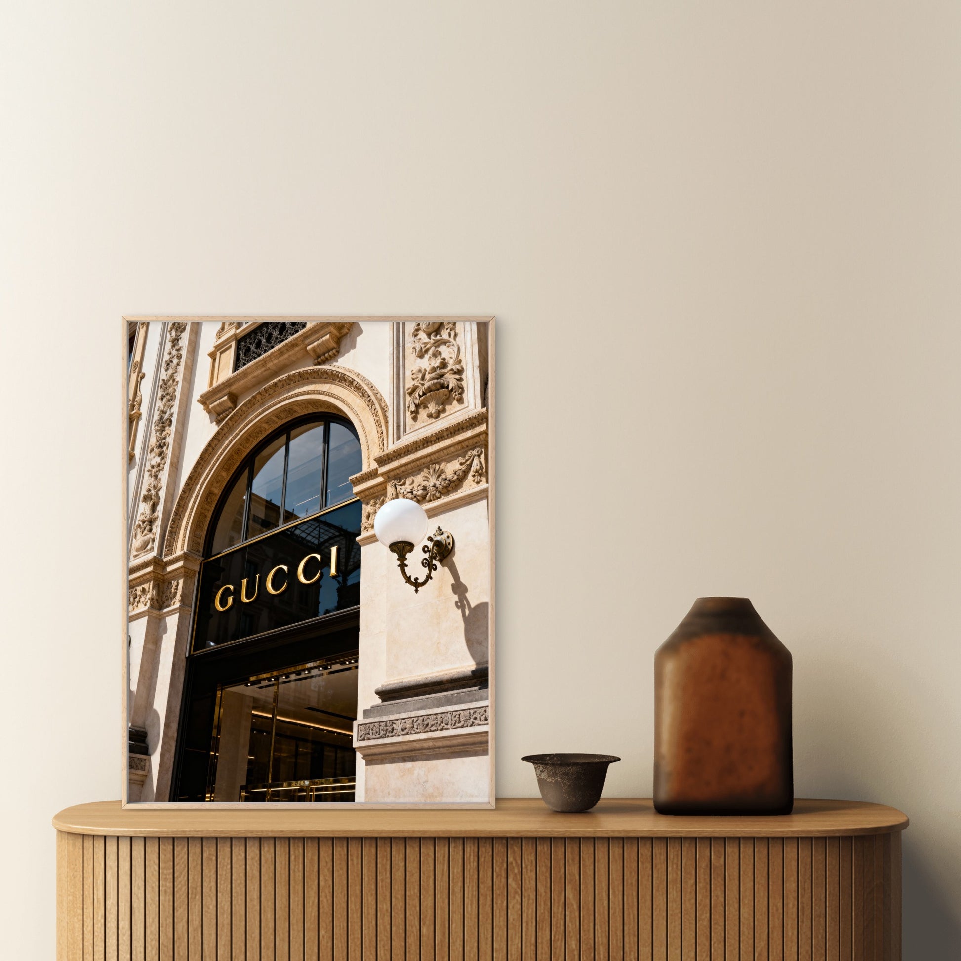 Italian High End Fashion Store Front Wall Art Decor 100% Australian Made - Bella Home Decor