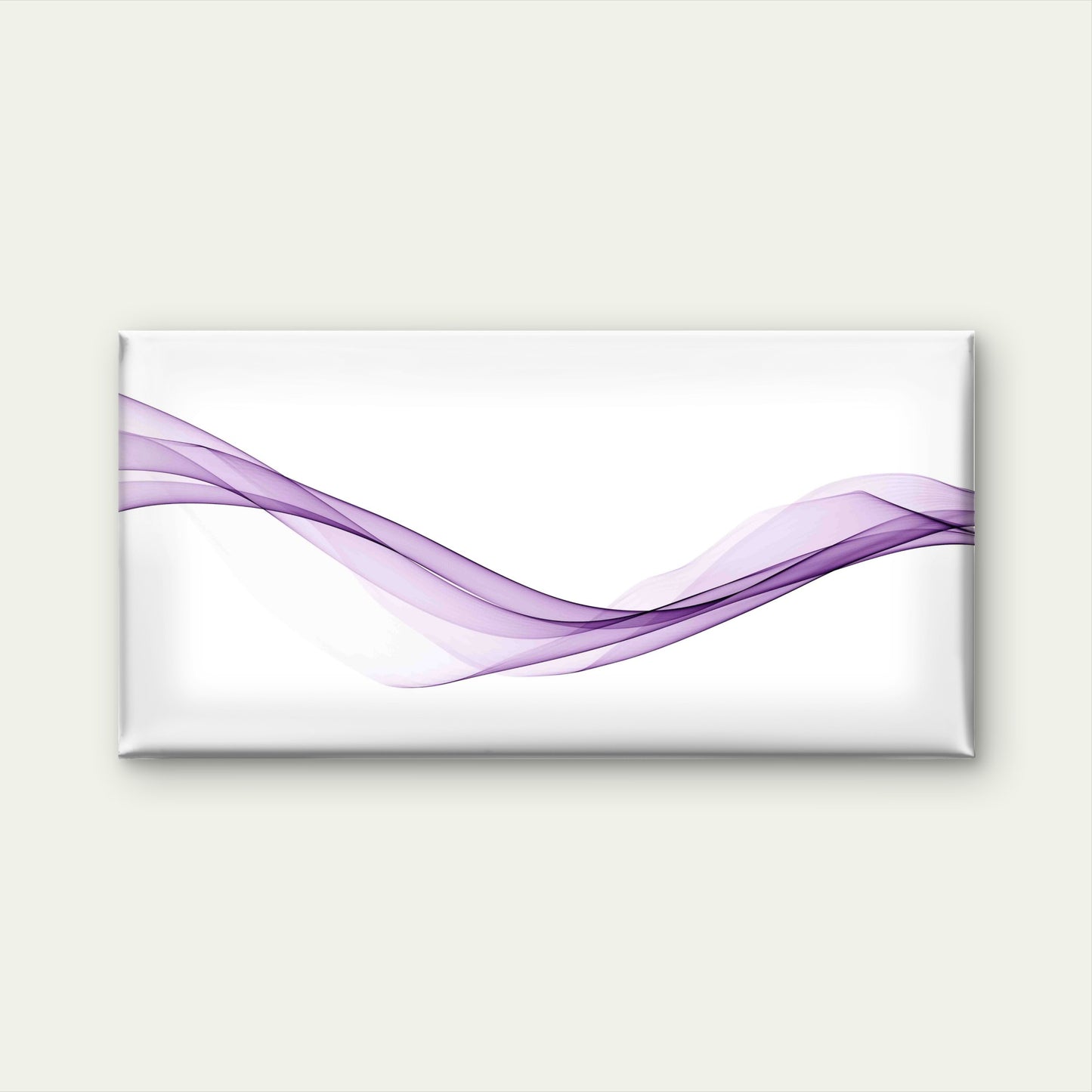 Dynamic Purple Wave Wall Art Canvas Office Home Room Framed 120x60cm - Bella Home Decor