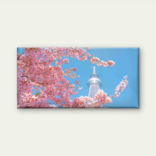 Spring Splendor At Tokyo Wall Art Canvas Office Home Room Framed 120x60cm
