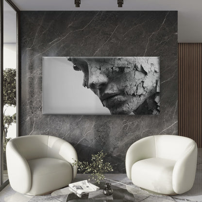 Spooky Mask Canvas Paintings Wall Art Canvas Office Home Room Framed 120x60cm