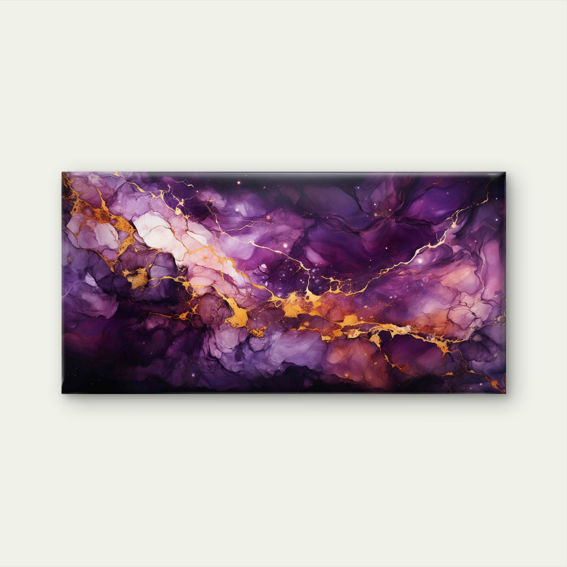 Abstract With Marble Elements Wall Art Canvas Office Home Room Framed 120x60cm - Bella Home Decor