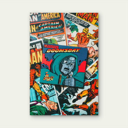 MF DOOM Operation Doomsday Album Art 40x60cm Metal Print Ready to Hang