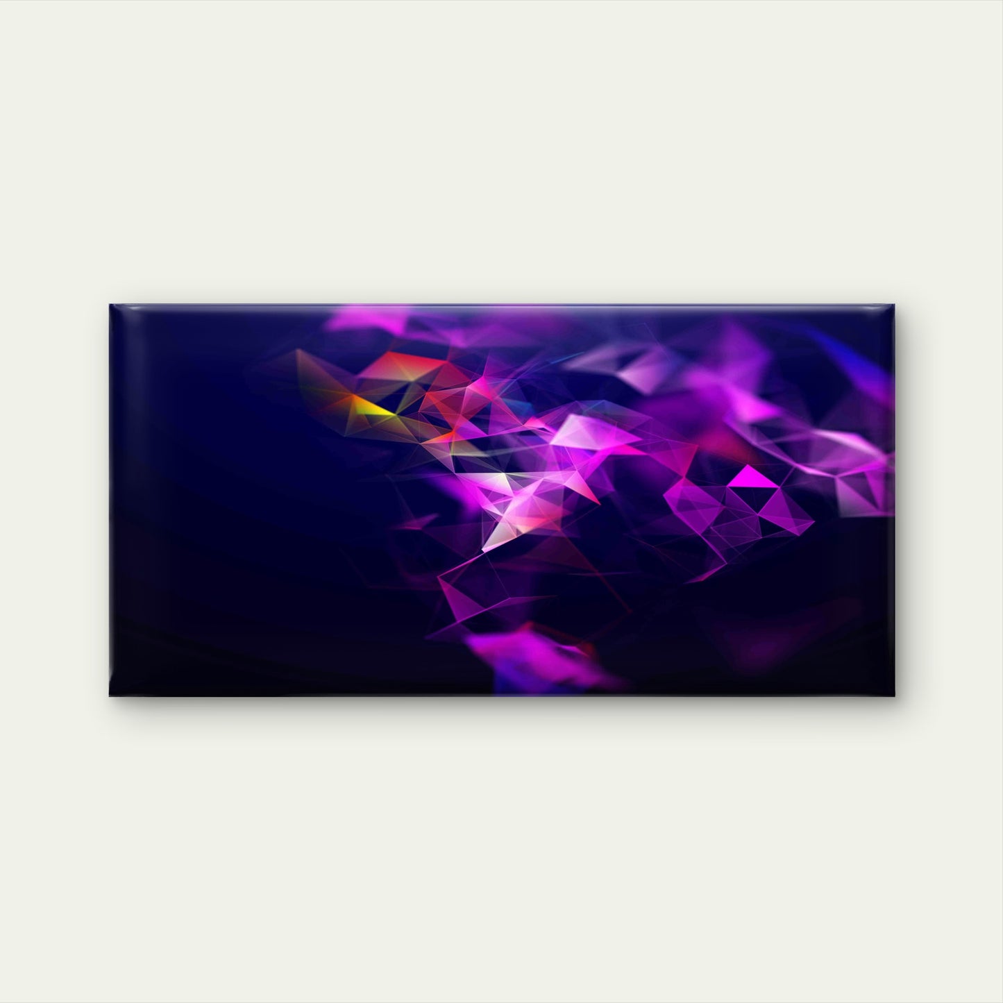 Vibrant And Futuristic Digital Wall Art Canvas Office Home Room Framed 120x60cm - Bella Home Decor