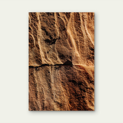 Sandstone Illustration 60x90cm Metal Print Ready to Hang