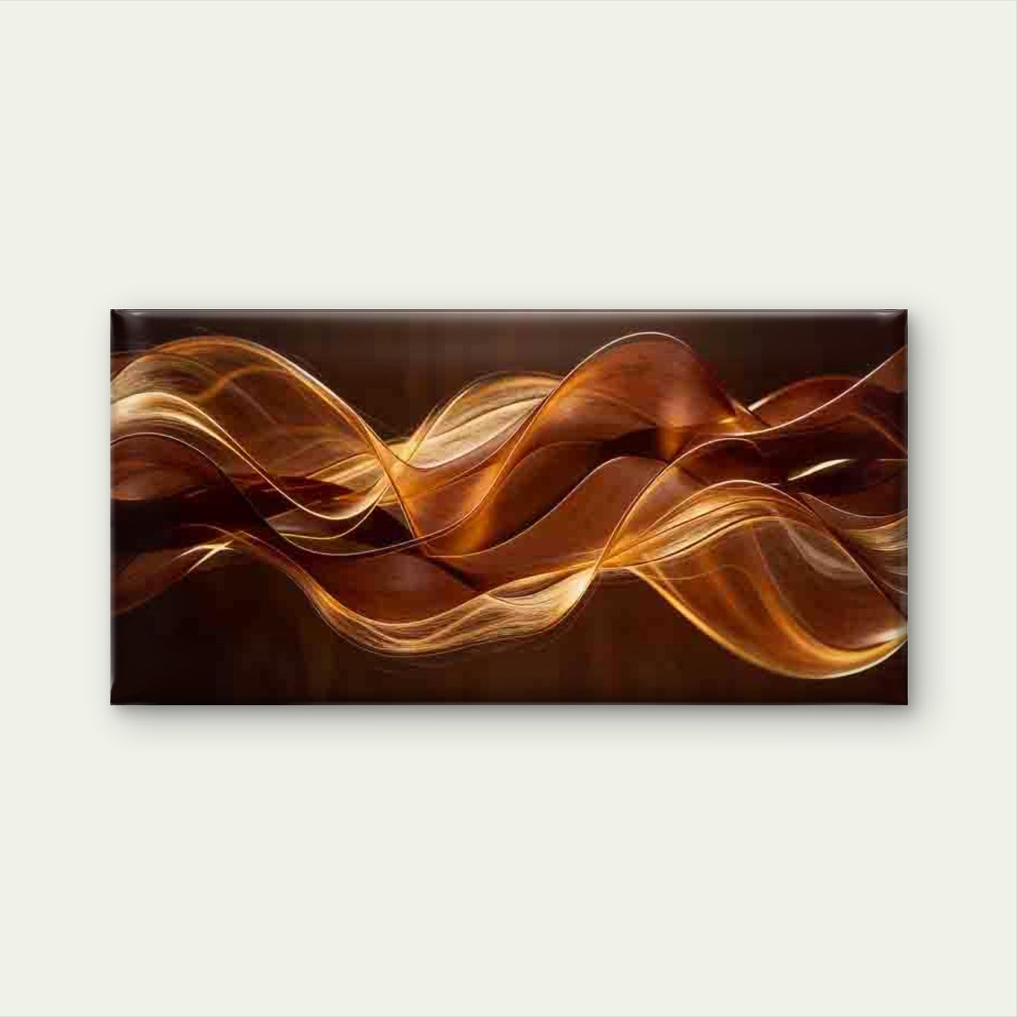 Modern Abstract Golden Wall Art Canvas Office Home Room Framed 120x60cm