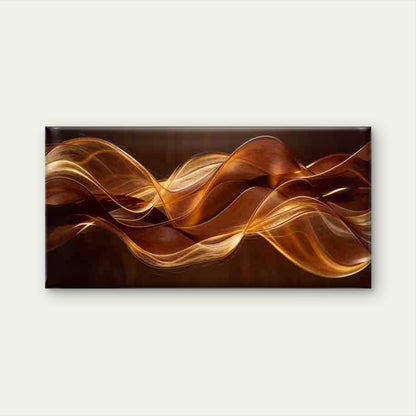 Modern Abstract Golden Wall Art Canvas Office Home Room Framed 120x60cm