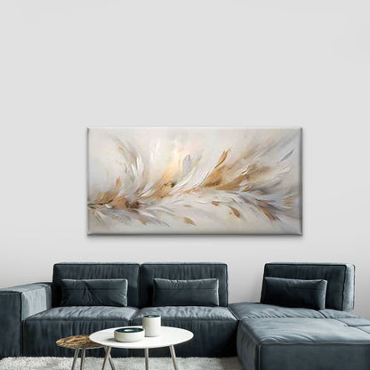Abstract Dynamic Feather Wall Art Canvas Office Home Room Framed 120x60cm - Bella Home Decor