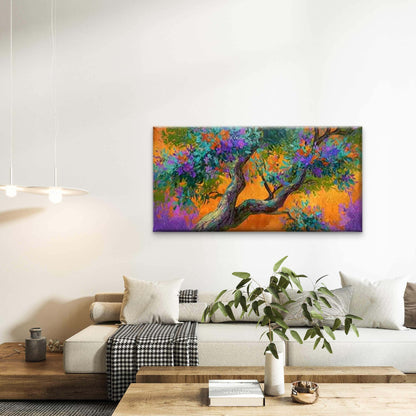 Vibrant, & Floral Botanical Wall Art Canvas Office Home Room Framed 120x60cm - Bella Home Decor