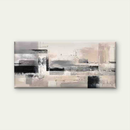 Abstract Geometric Line Art Wall Art Canvas Office Home Room Framed 120x60cm