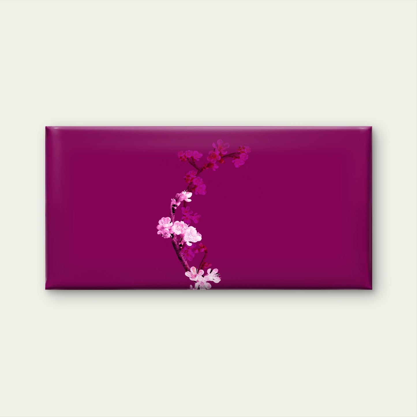 Delicate Pink Floral Art Wall Art Canvas Office Home Room Framed 120x60cm
