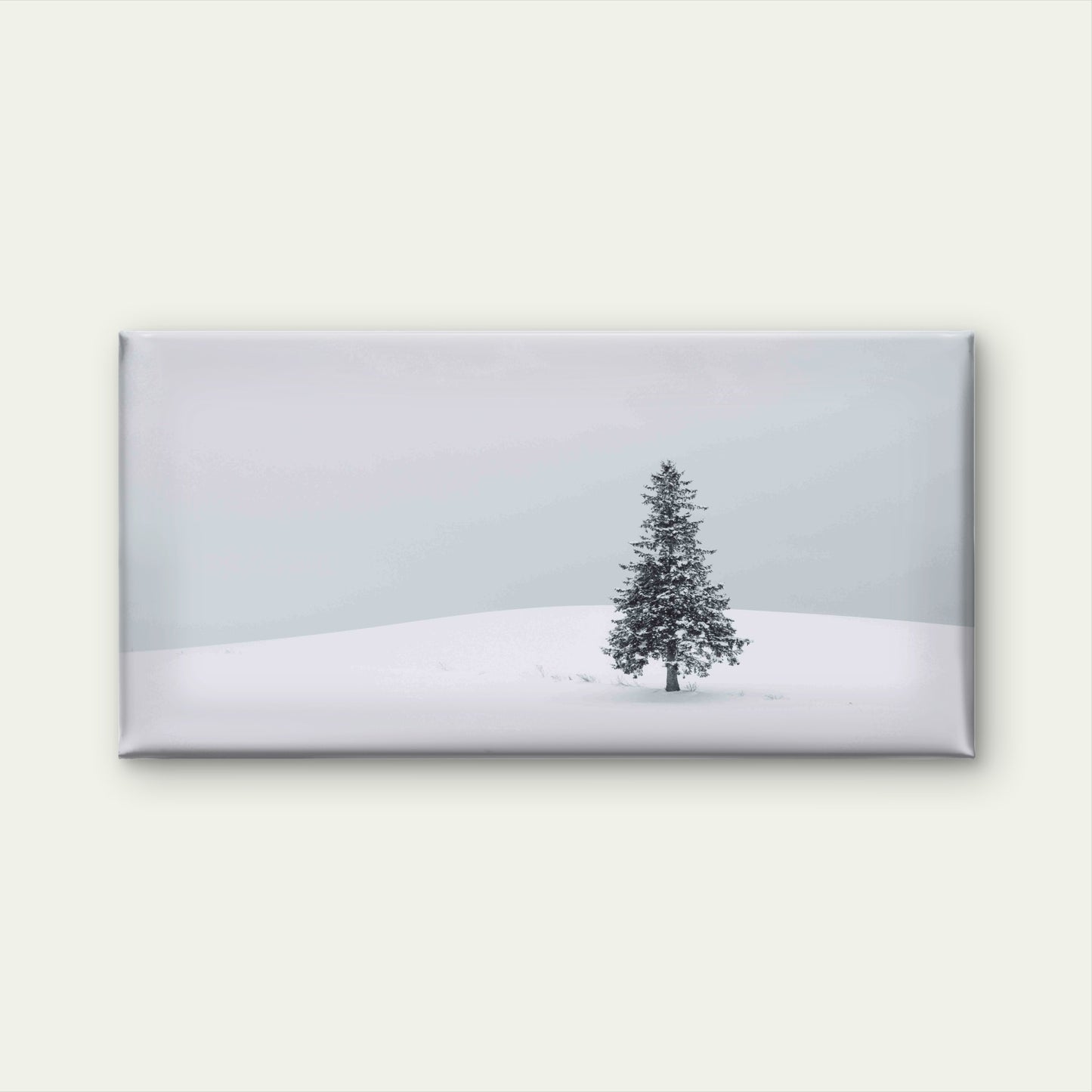 Winter Silence Embracing Wall Art Canvas Office Home Room Framed 120x60cm