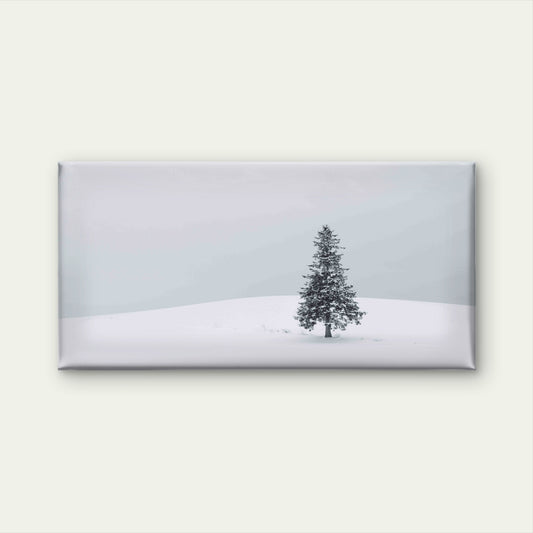 Winter Silence Embracing Wall Art Canvas Office Home Room Framed 120x60cm