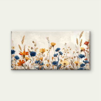 Floral Beauty Vintage Style Wall Art Canvas Office Home Room Framed 120x60cm - Bella Home Decor