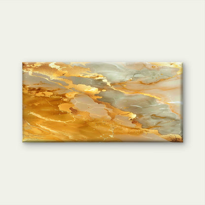 Sage Amber Agate Stone Wall Art Canvas Office Home Room Framed 120x60cm - Bella Home Decor