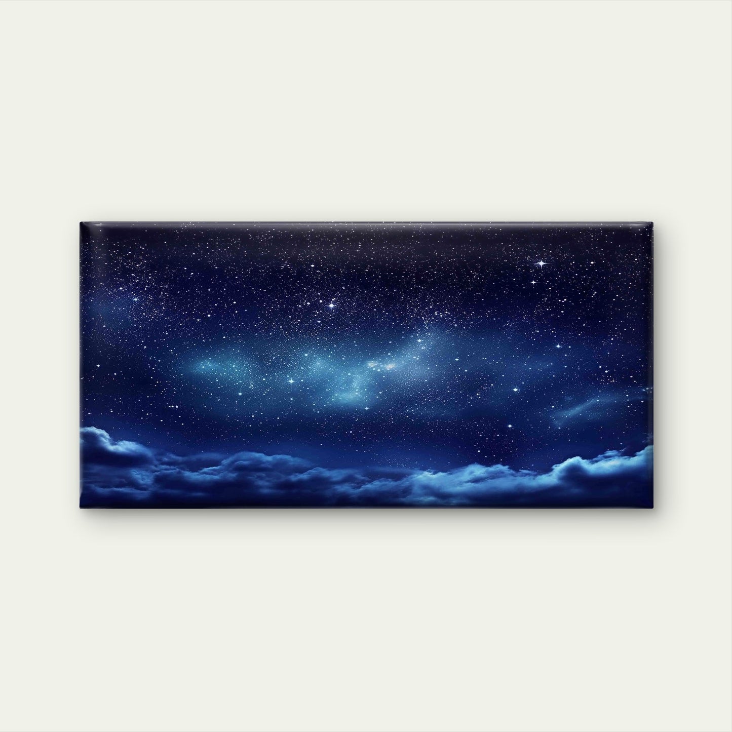 Dreamy Midnight Clouds Wall Art Canvas Office Home Room Framed 120x60cm