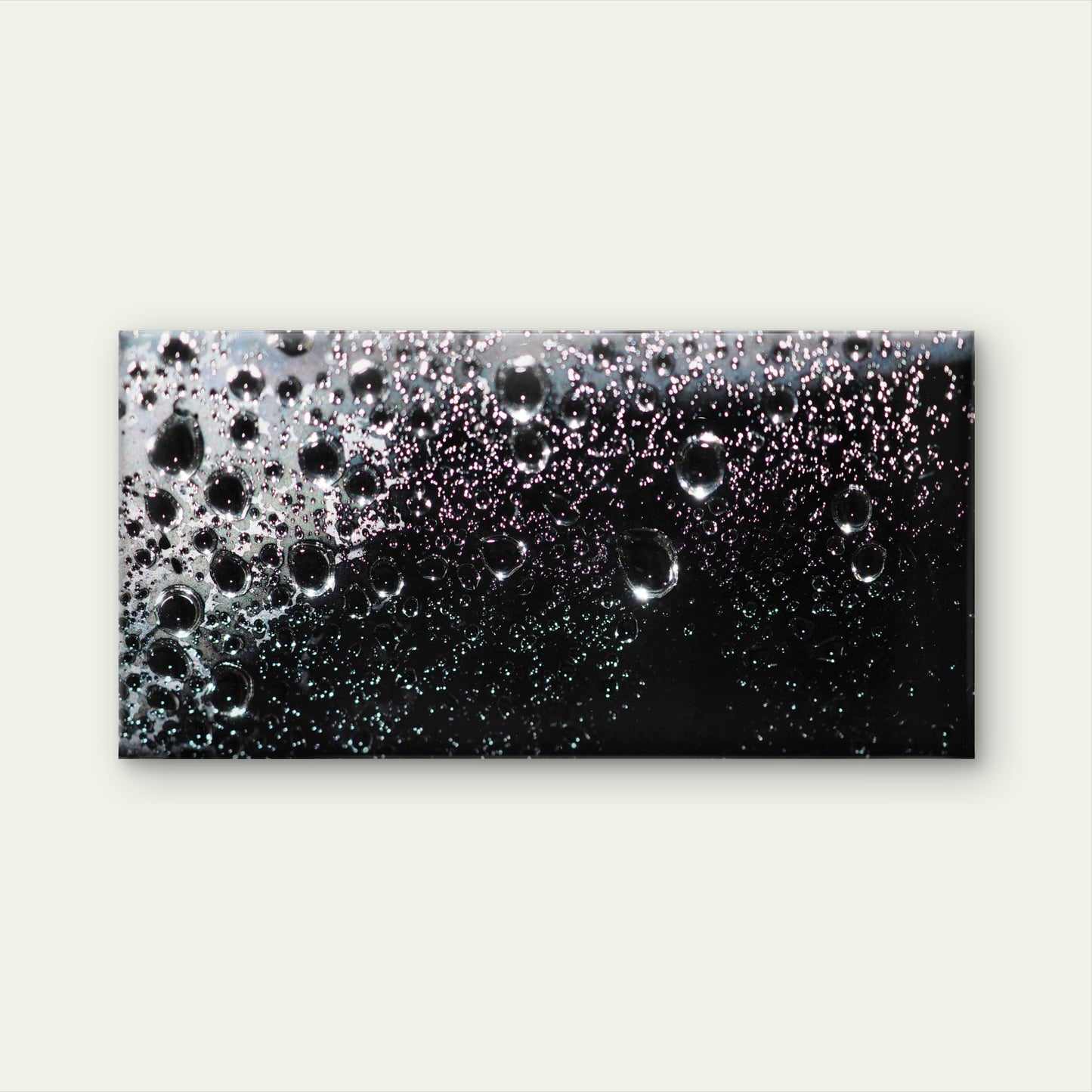 Macro Photography of Water Wall Art Canvas Office Home Room Framed 120x60cm