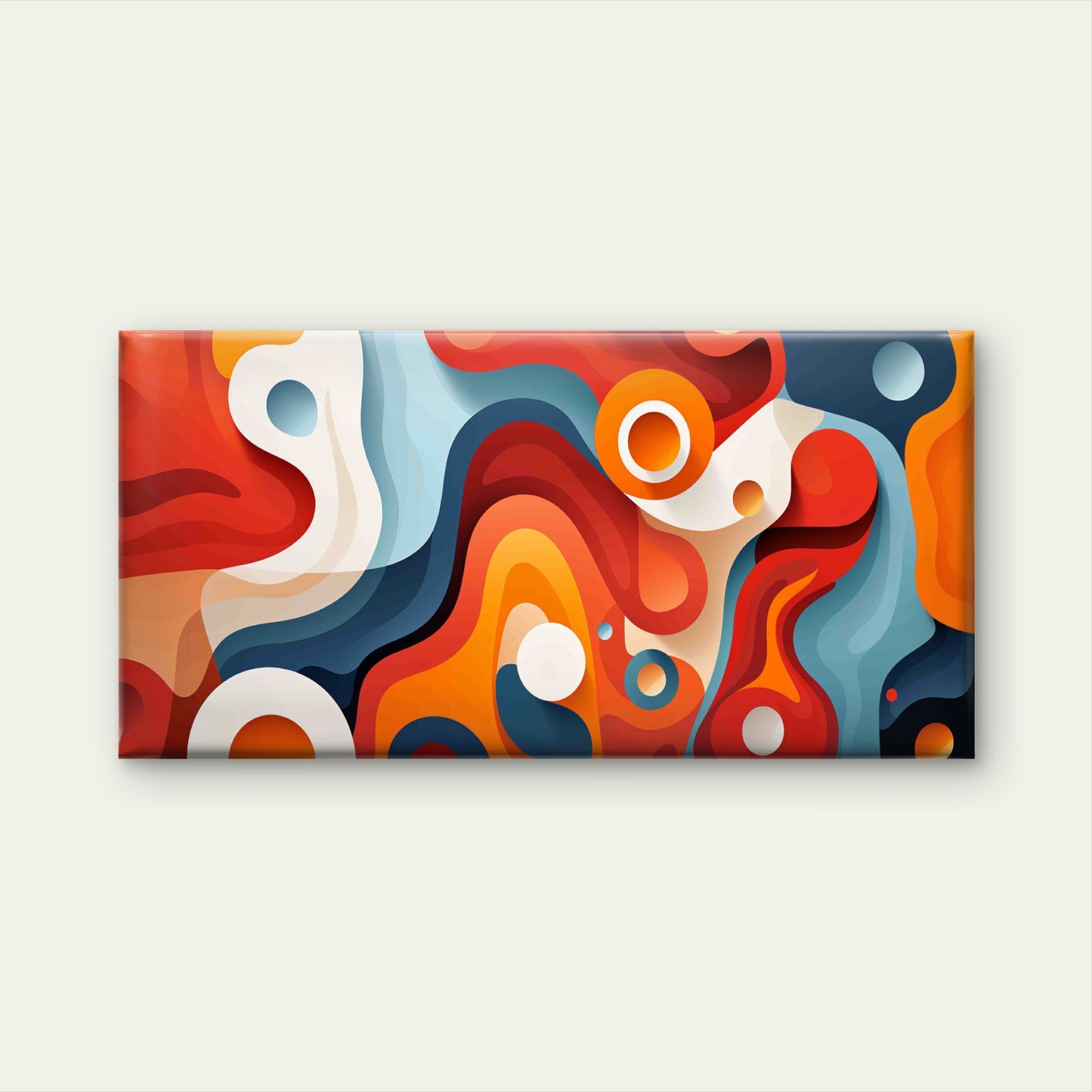 Abstract Colorful Background Wall Art Canvas Office Home Room Framed 120x60cm