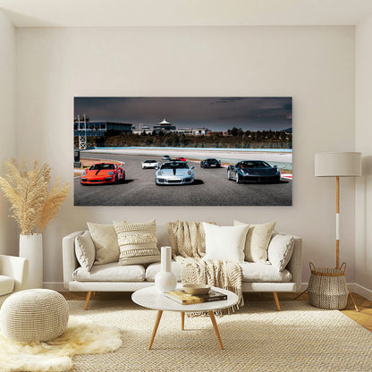 High performance sports cars Wall Art Canvas Office Home Room Framed 120x60cm