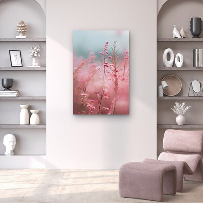 Heuchera (Coral Bells) with Colorful Foliage 40x60cm Metal Print Ready to Hang