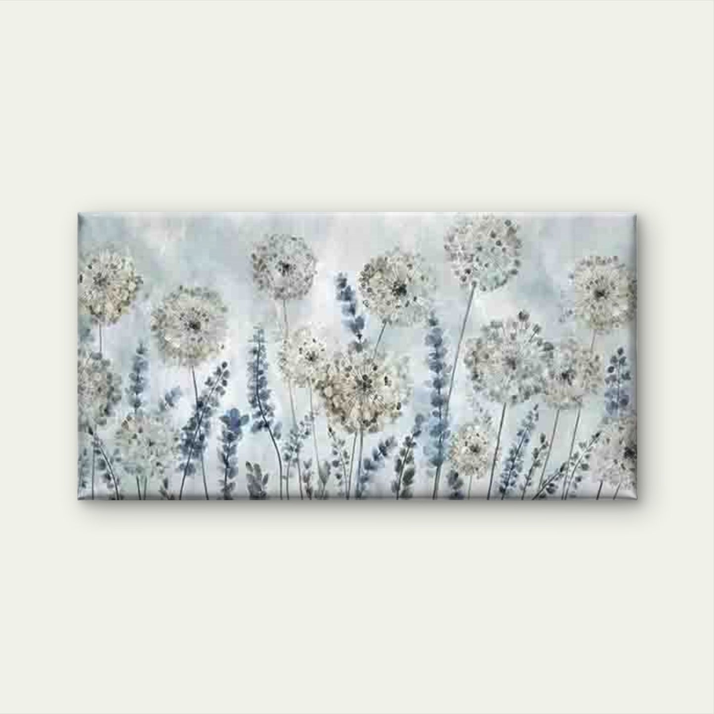 Dandelions Blowing in The Wind Wall Art Canvas Office Home Room Framed 120x60cm