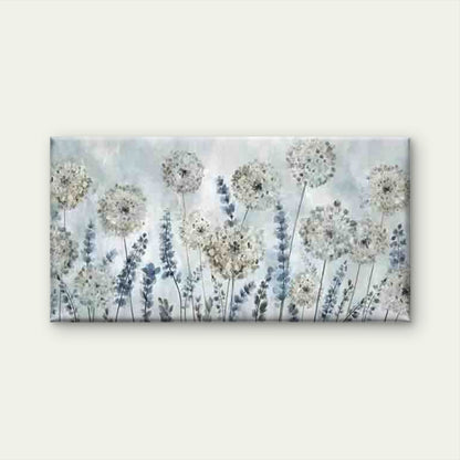 Dandelions Blowing in The Wind Wall Art Canvas Office Home Room Framed 120x60cm