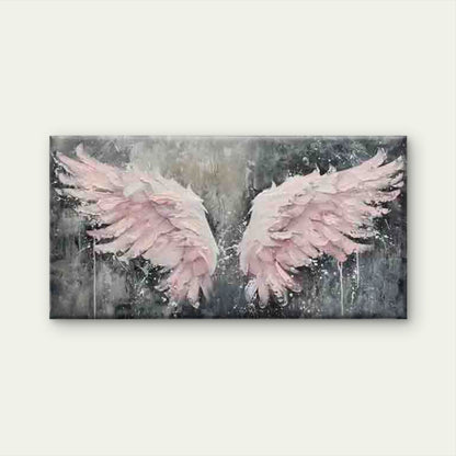 Abstract Angel Wings Wall Art Canvas Office Home Room Framed 120x60cm