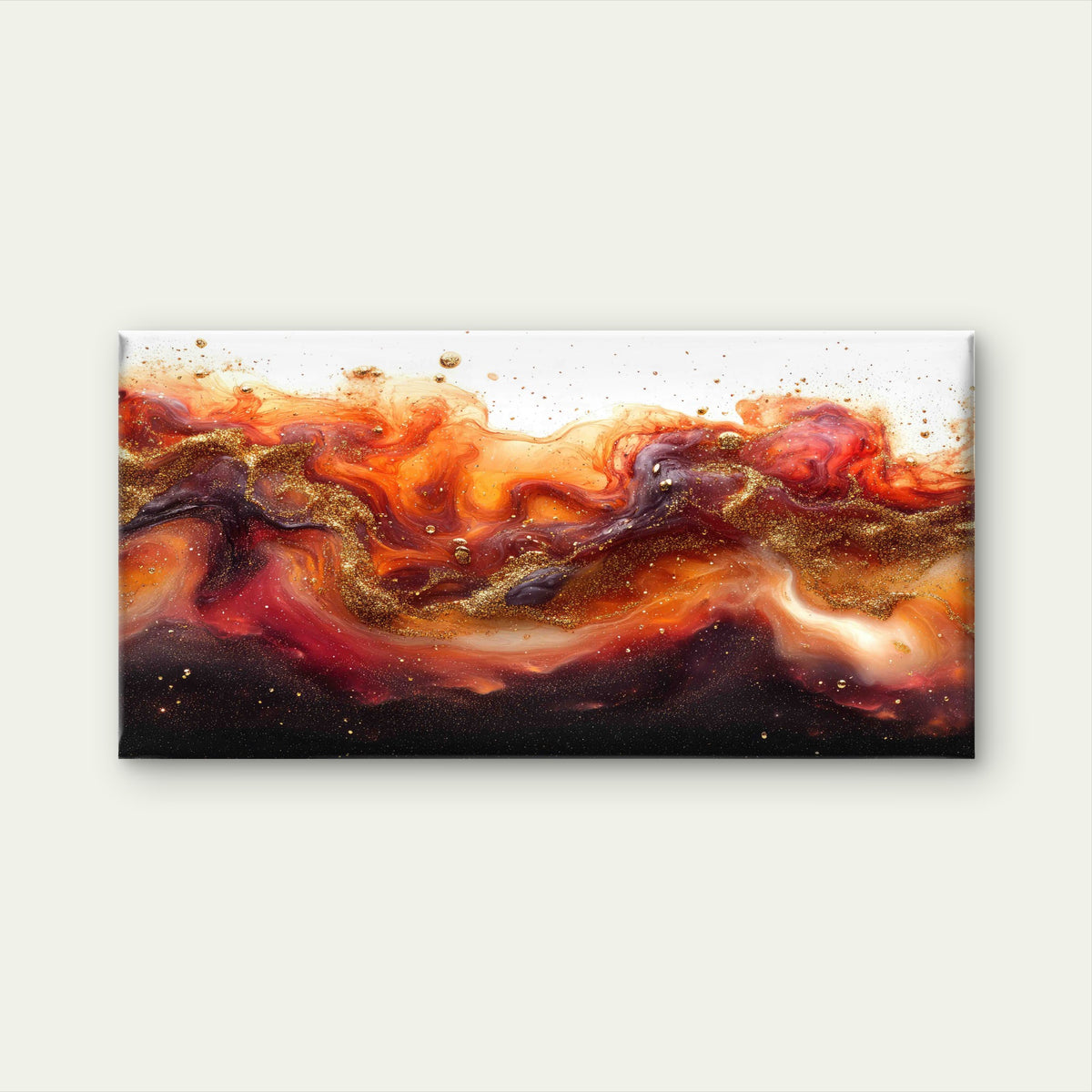 Abstract Painting Galaxy Wall Art Canvas Office Home Room Framed 120x60cm