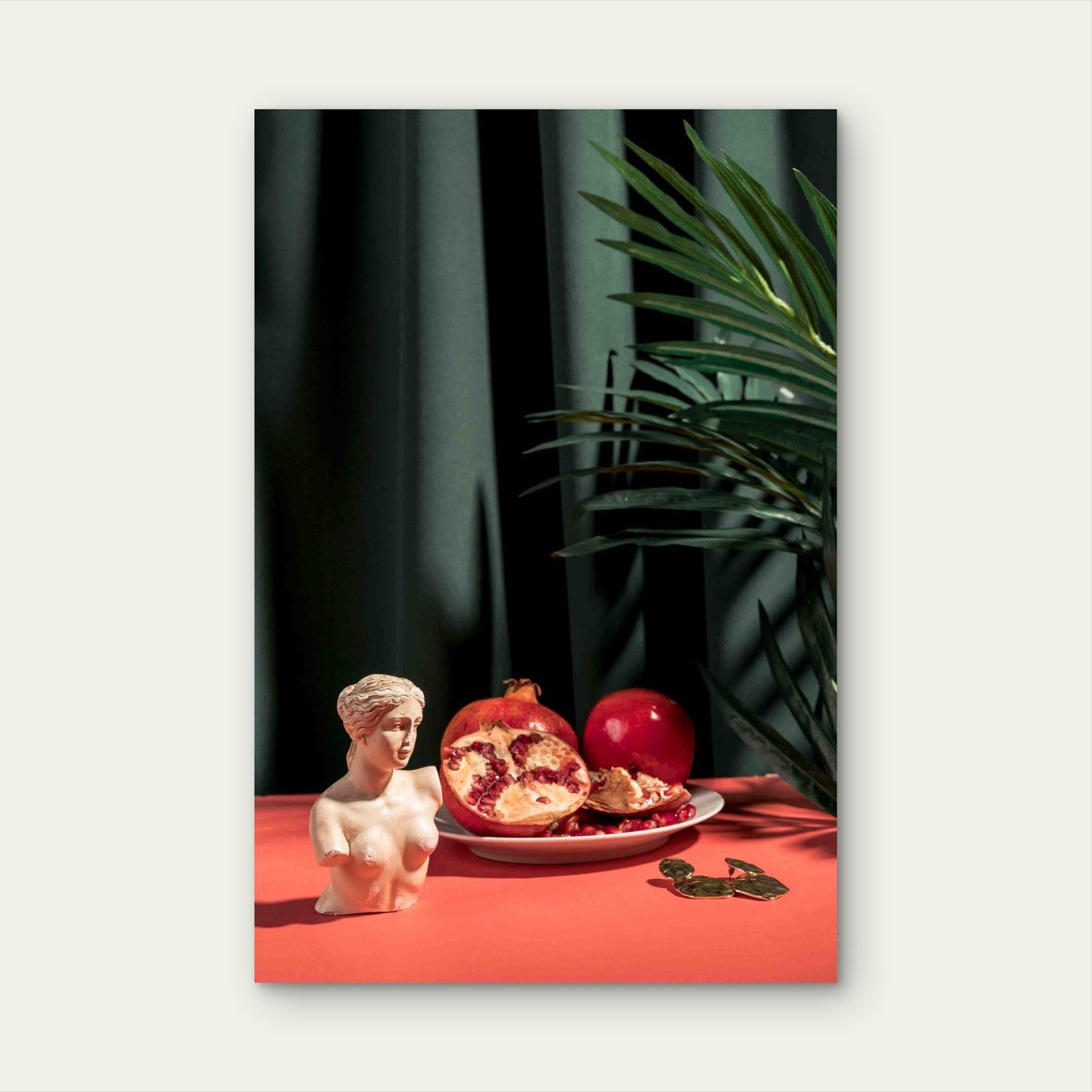 Realistic Still Life Photography  60x90cm Metal Print Ready to Hang