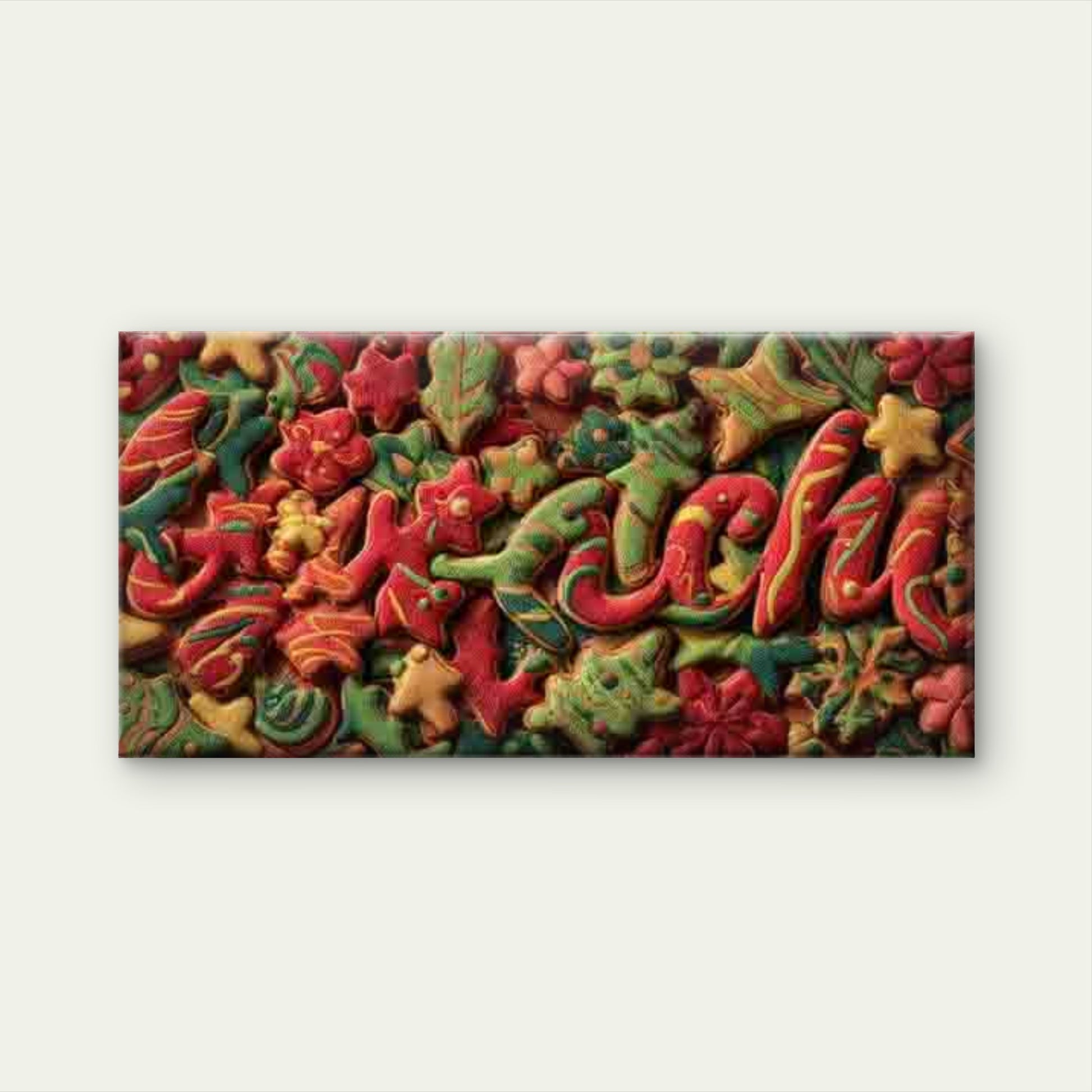 Colorful Icing Designs Wall Art Canvas Office Home Room Framed 120x60cm - Bella Home Decor
