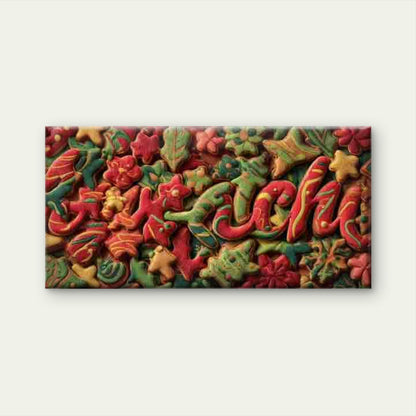 Colorful Icing Designs Wall Art Canvas Office Home Room Framed 120x60cm - Bella Home Decor