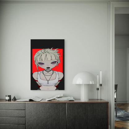 Cool Chinese Girl 60x90cm Metal Print Ready to Hang
