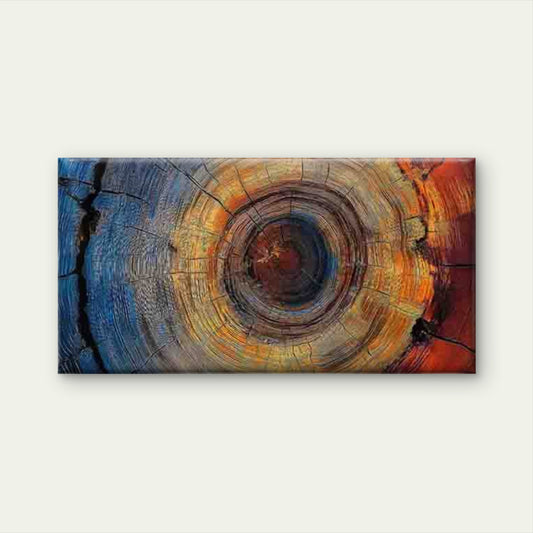 Abstract Tree Intricate Grain Wall Art Canvas Office Home Room Framed 120x60cm