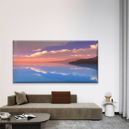 Sunrise And Sea Landscape Wall Art Canvas Office Home Room Framed 120x60cm