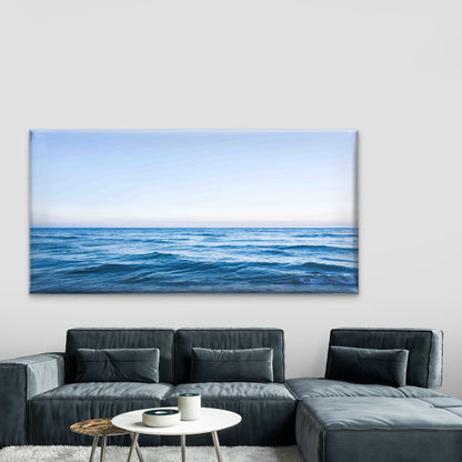Amazing Blue Water Wall Art Canvas Office Home Room Framed 120x60cm