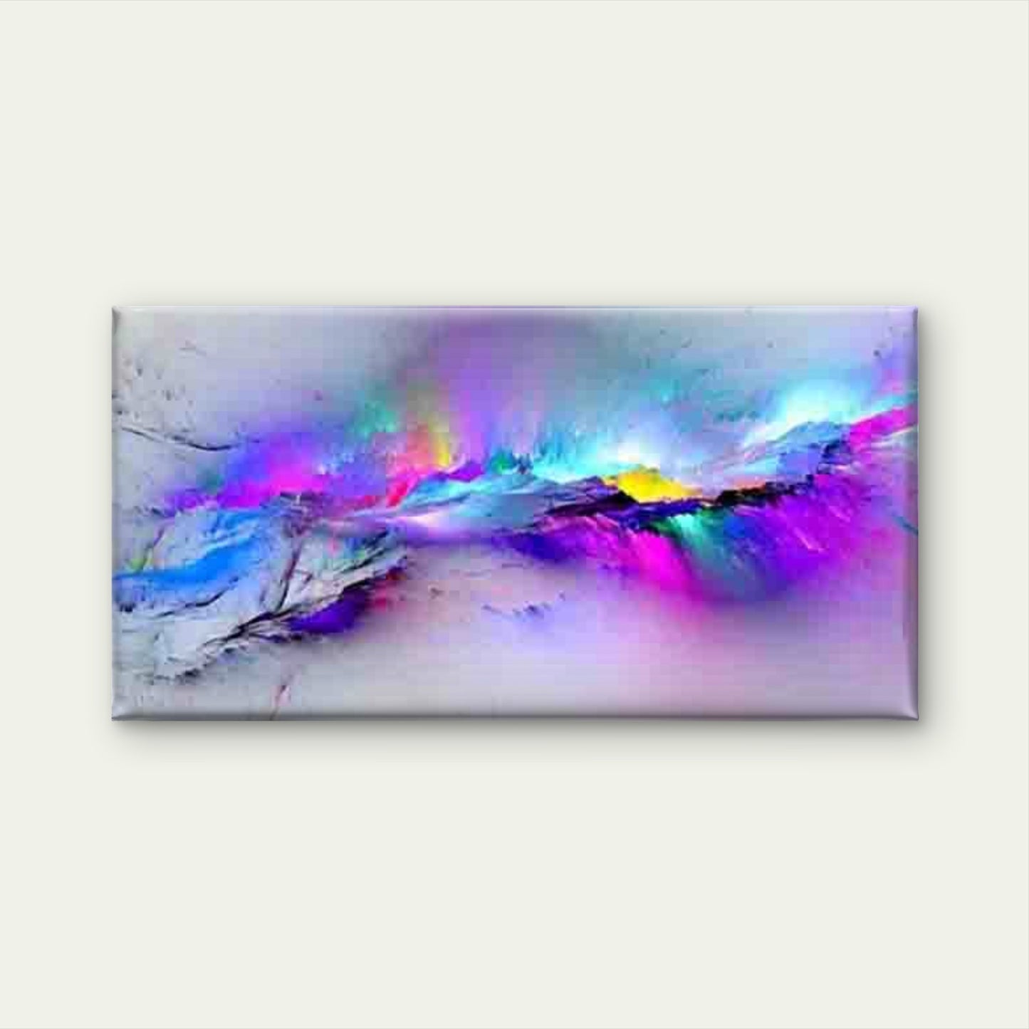 Abstract Nature Flowing Lines Wall Art Canvas Office Home Room Framed 120x60cm