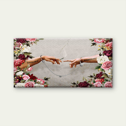 Edgy Renaissance Hand Art Wall Art Canvas Office Home Room Framed 120x60cm