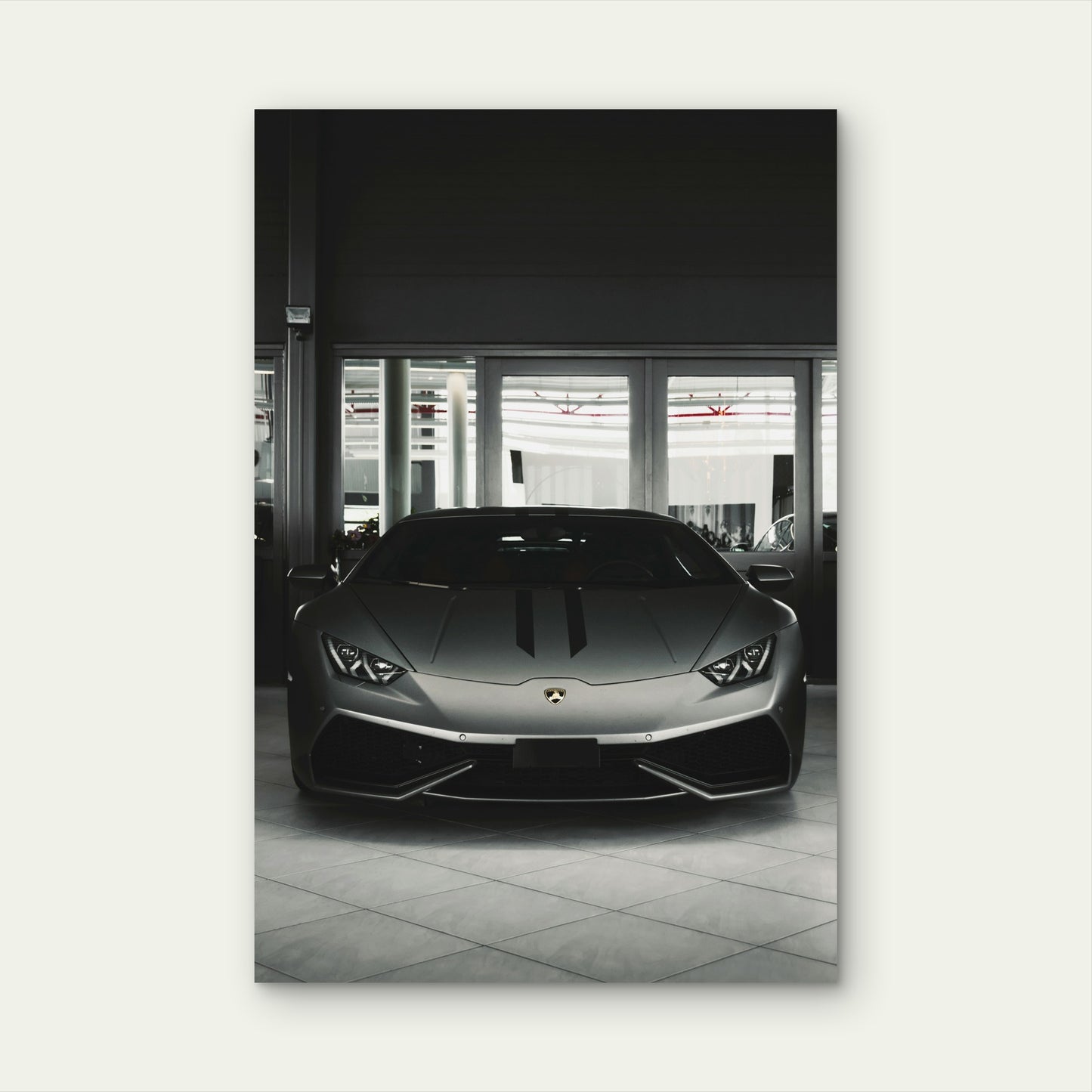 Lamborghini Huracán 60x90cm Metal Print Ready to Hang