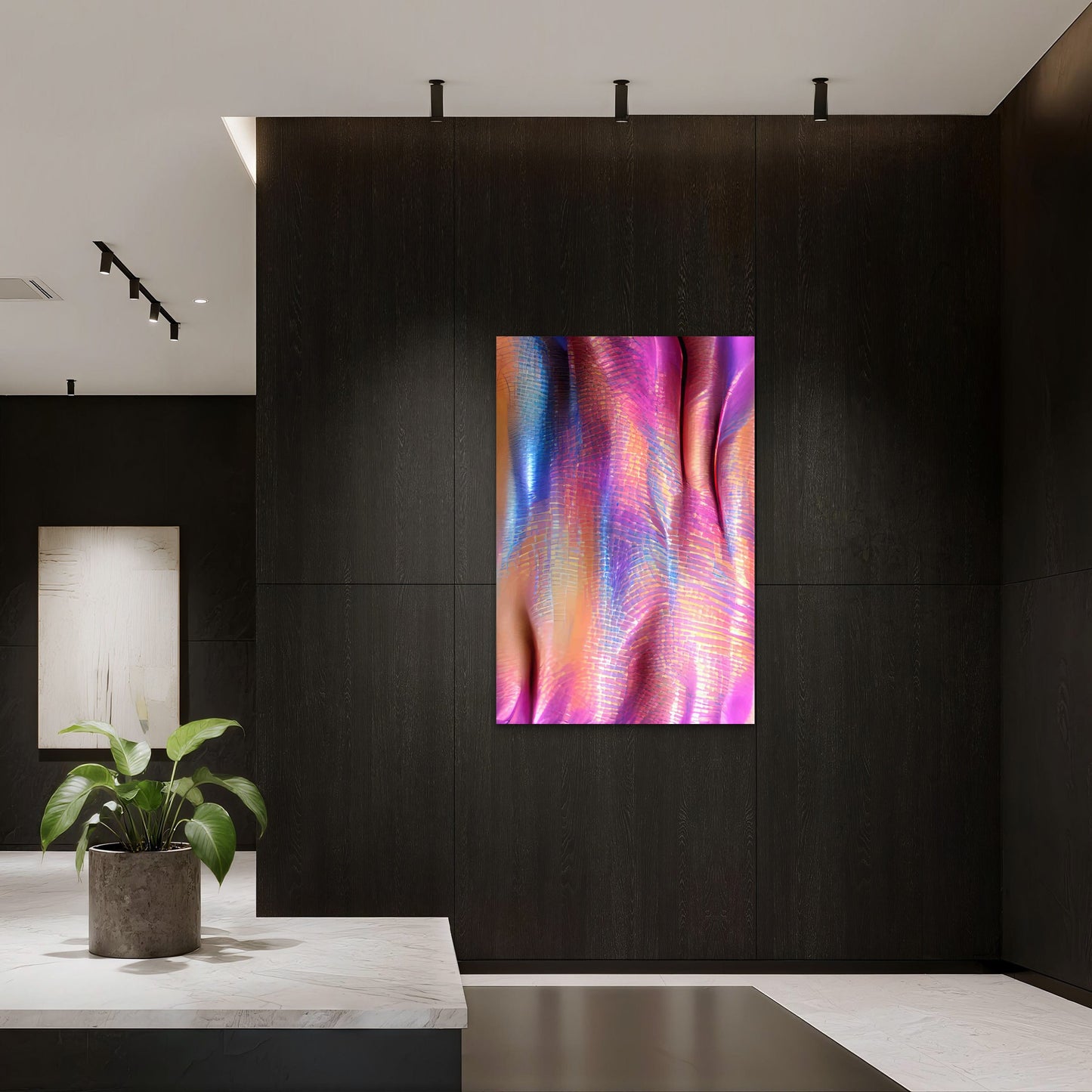 Digital Illustration Abstract40 x60cm Metal Print Ready to Hang - Bella Home Decor