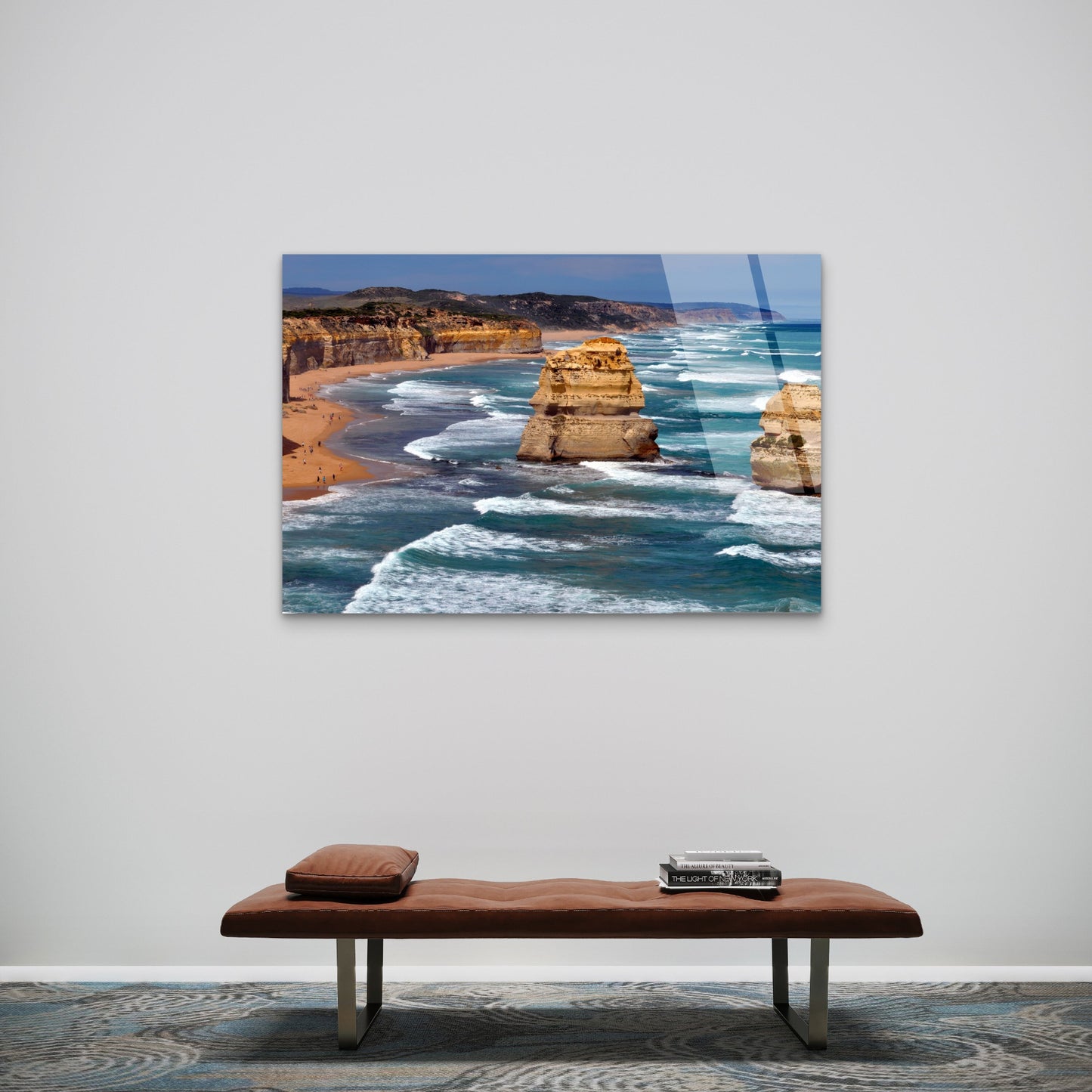 Twelve Apostles Coastal Sea Stack Rock Acrylic Glass Printing Wall Art Australian Made Quality