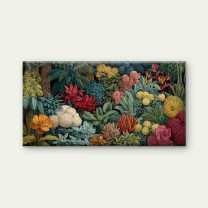 Abstract Colorful Tropical Wall Art Canvas Office Home Room Framed 120x60cm