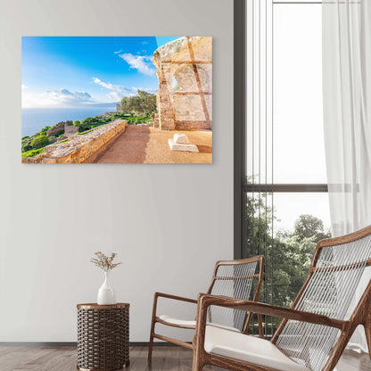 Monemvasia Greece Hagia Sophia Church Acrylic Glass Printing Wall Art Australian Made Quality