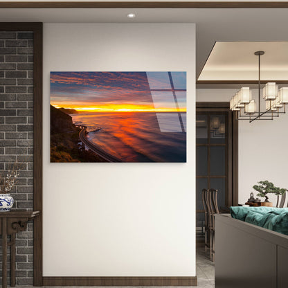Rimini Beach Italy Sunset Adriatic Sea Acrylic Glass Printing Wall Art Australian Made Quality