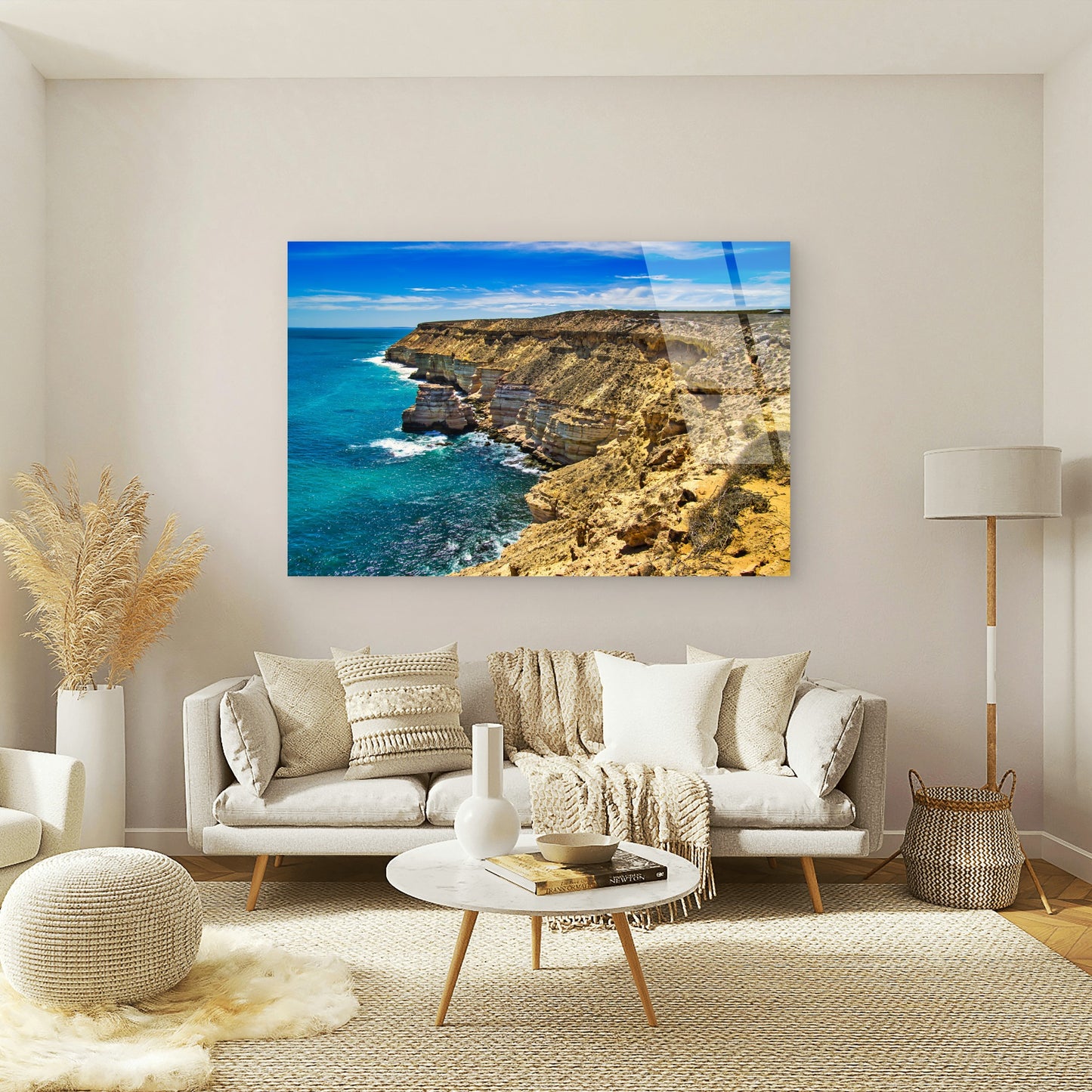 Kalbarri National Park Coastal Cliffs Acrylic Glass Printing Wall Art Australian Made Quality