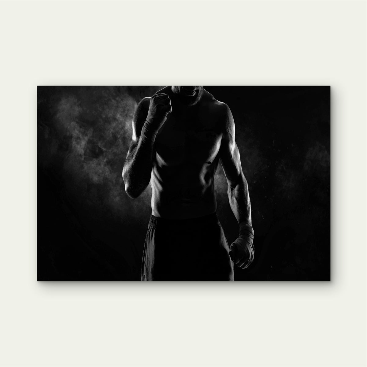 Motivational Gym MMA Boxer Bodybuilding 5mm thick Plastic Poster Ready to Hang 90x60cm