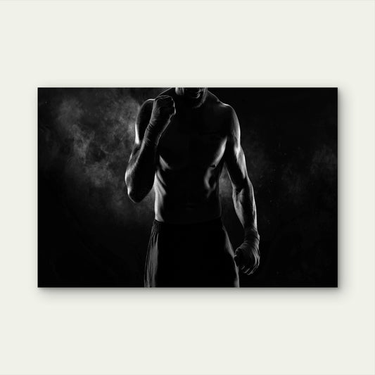 Motivational Gym MMA Boxer Bodybuilding 5mm thick Plastic Poster Ready to Hang 90x60cm
