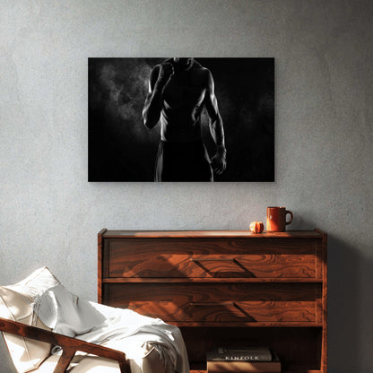 Motivational Gym MMA Boxer Bodybuilding 5mm thick Plastic Poster Ready to Hang 90x60cm