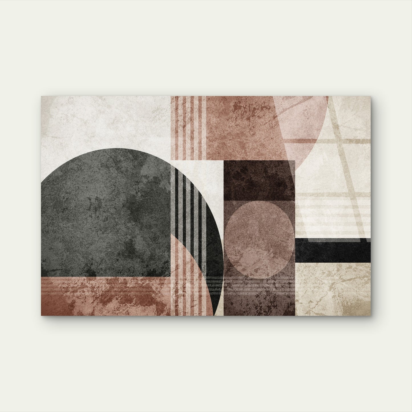 Modern Geometric Boho Abstract Shapes Acrylic Glass Printing Wall Art Australian Made Quality