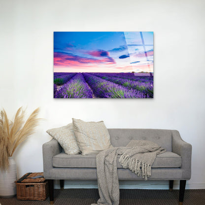 Romantic Provence French Blossom Sky Scenery Art Acrylic Glass Printing Wall Art Australian Made Quality
