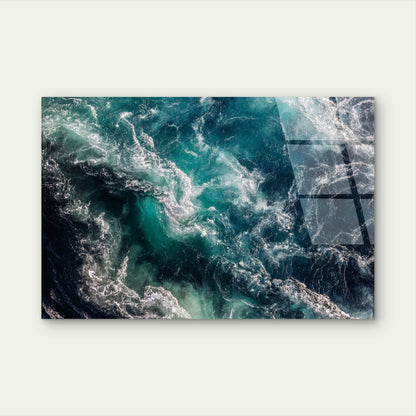 Beautiful Saltstraumen Tidal Current Sea Acrylic Glass Printing Wall Art Australian Made Quality